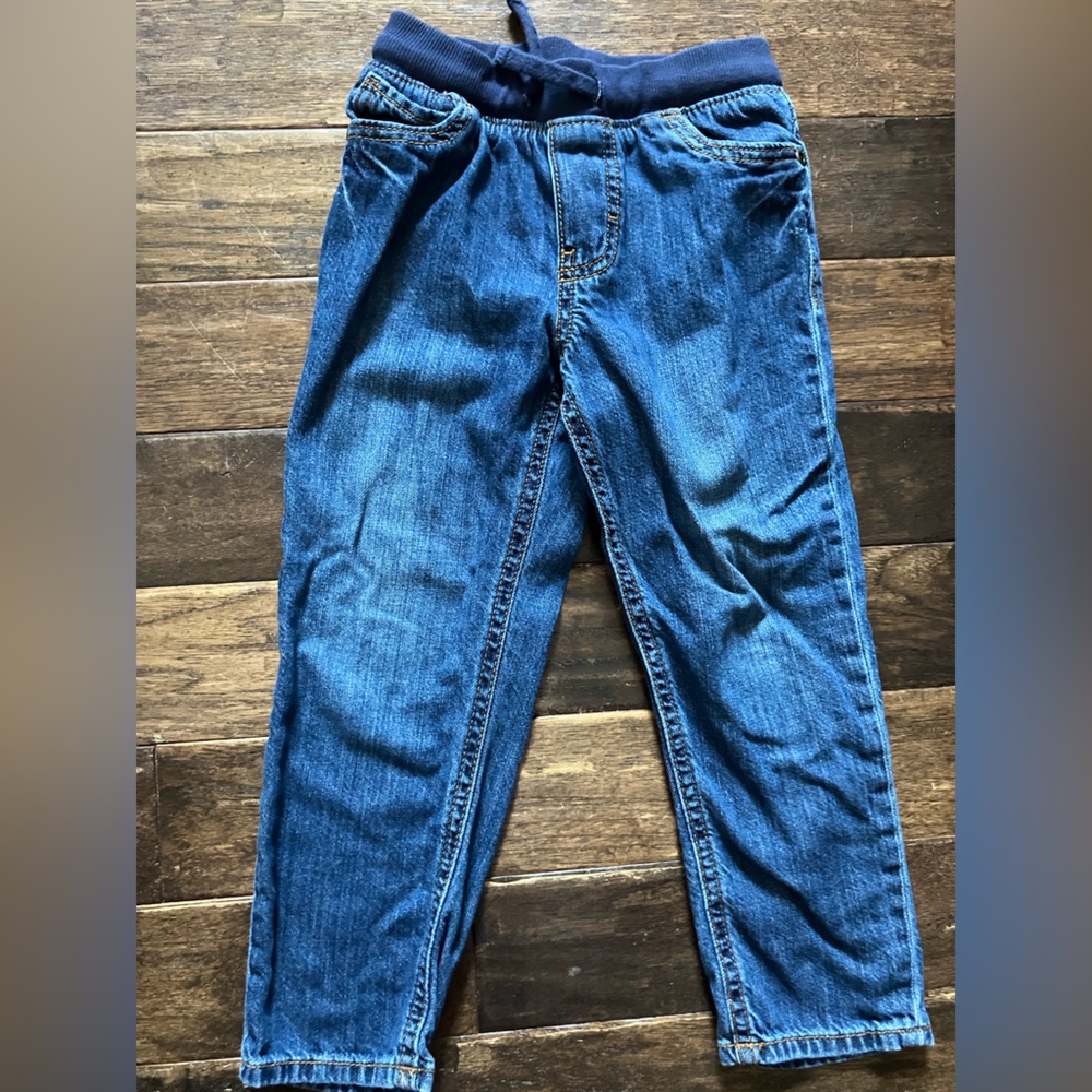 Kids Blue Denim Thin Jeans